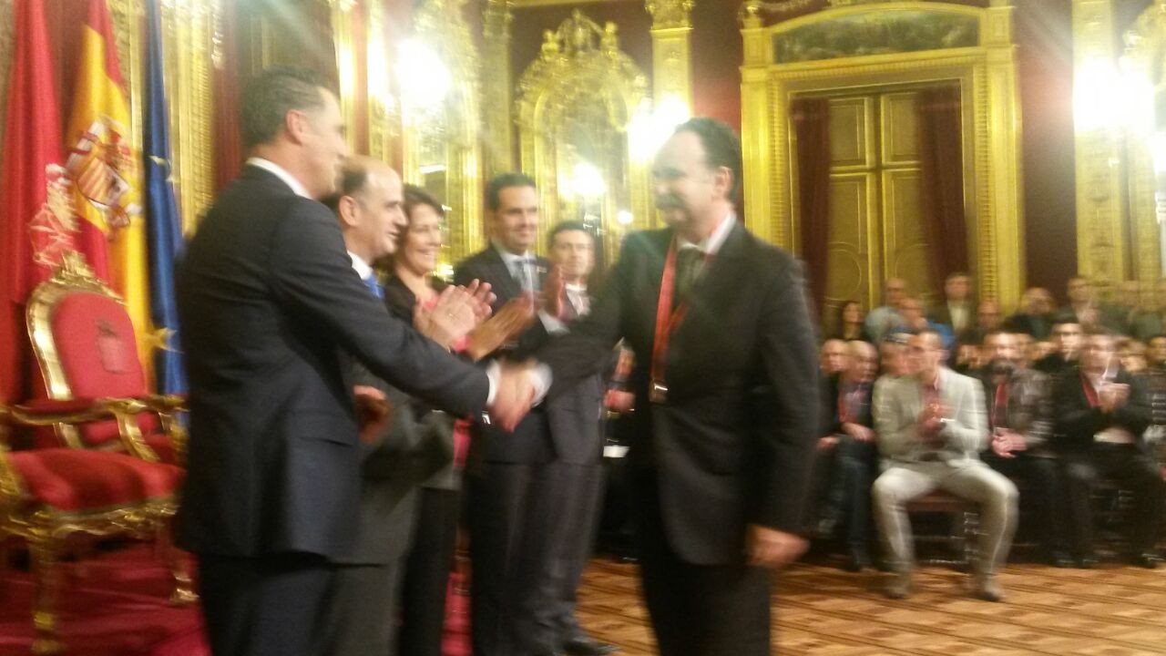 Jose Joaquin Jaurrieta medalla de plata al merito deportivo del Gobierno de Navarra