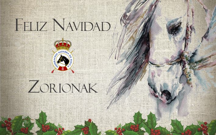 La Federación Navarra de Hípica os desea una Feliz Navidad