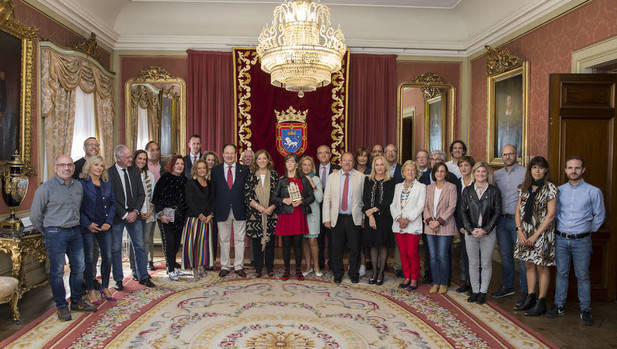 Pamplona reconoce a Natalia Quintana Plagaro, campeona de Doma Clásica Adaptada