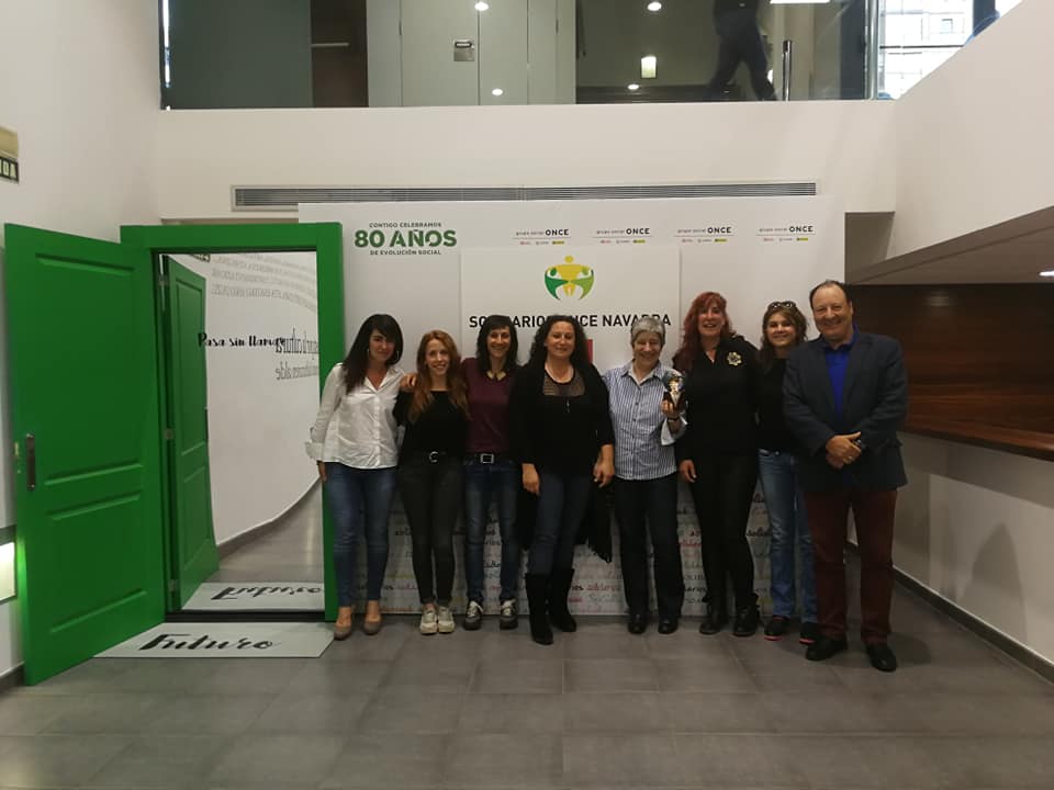 El Centro de Equitación y Equinoterapia Biki Blasco, galardonado en los Premios Solidarios 2018 de Once Navarra