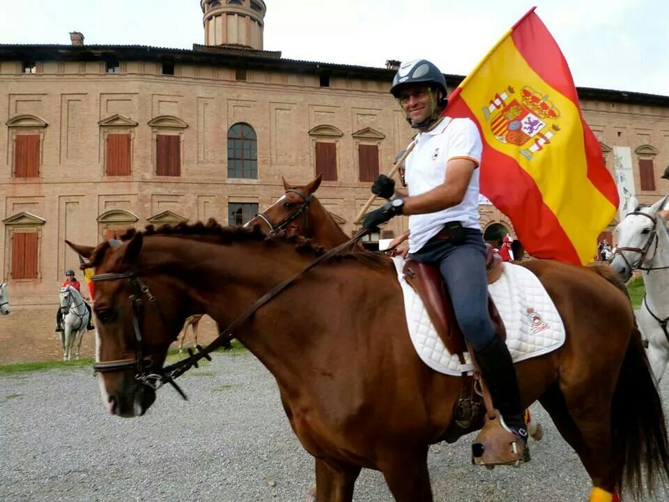 José Romera, jinete de la Federación Navarra, el mejor español clasificado en la PAR del mundial de TREC