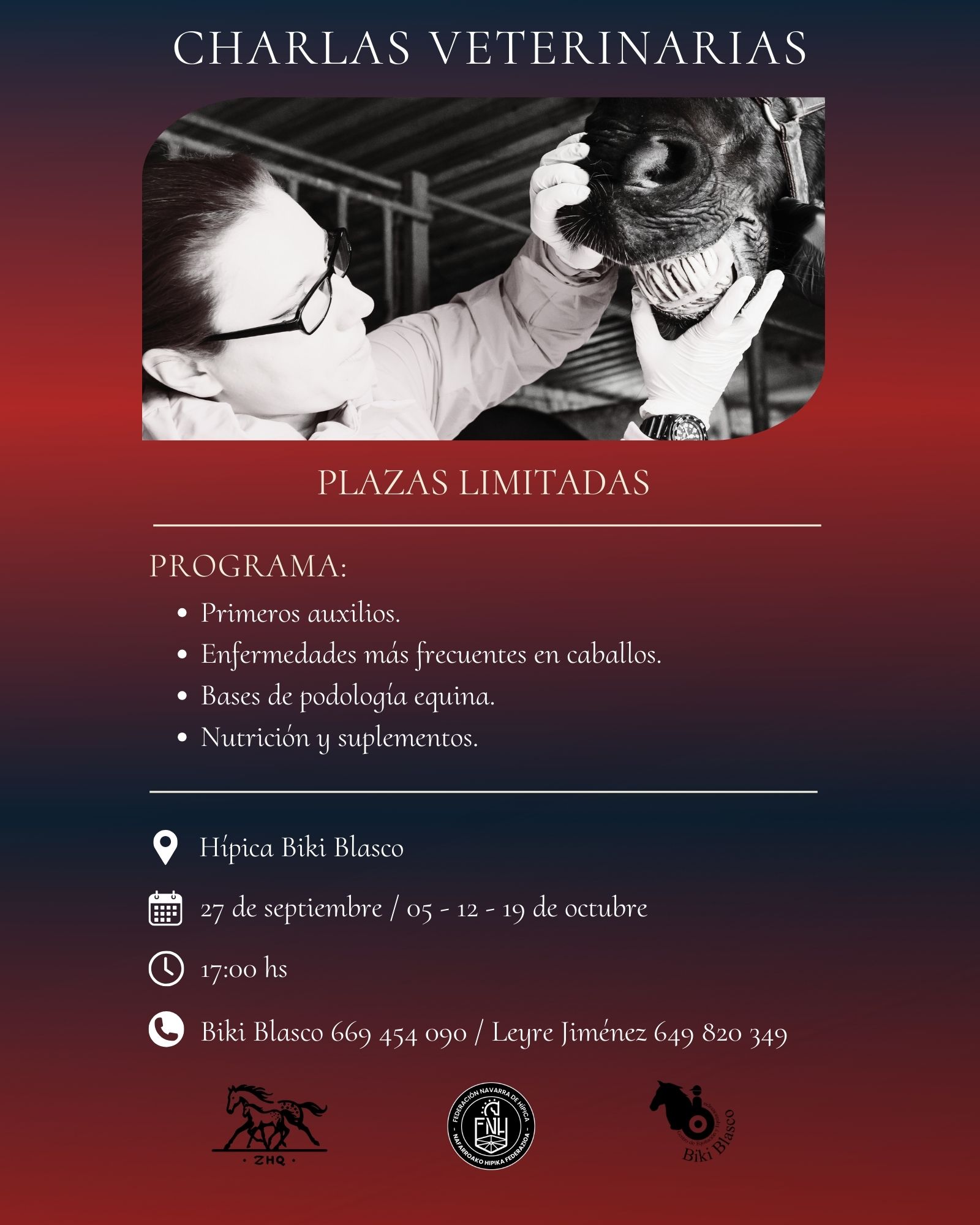 Charlas Veterinarias en Hípica Biki Blasco