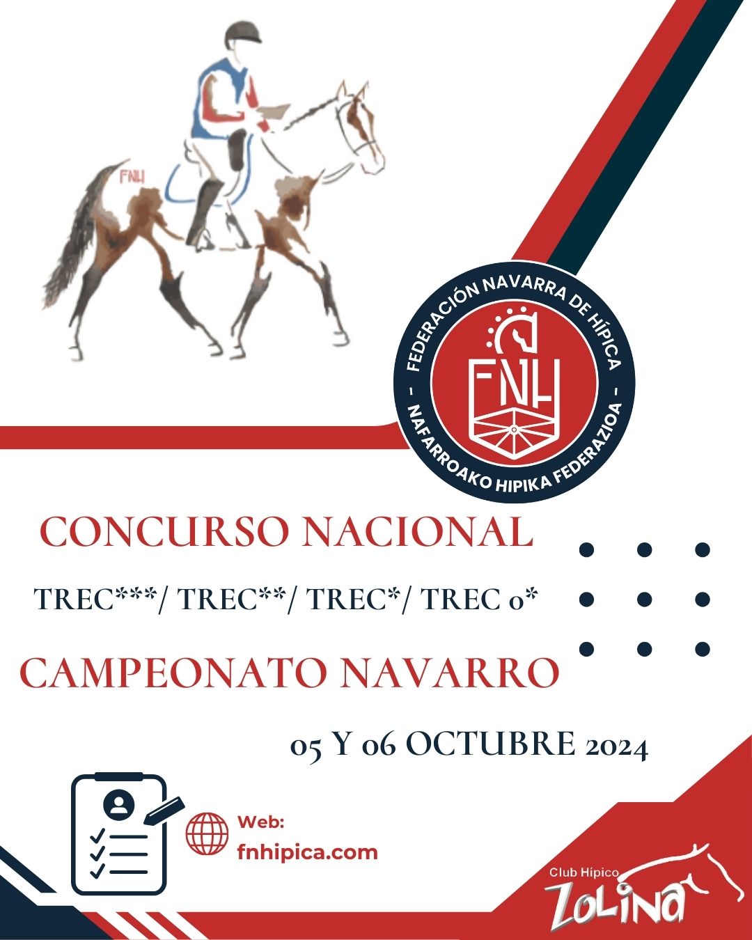 Concurso Nacional de TREC *** , ** y * / Campeonato Navarro TREC * y 0*