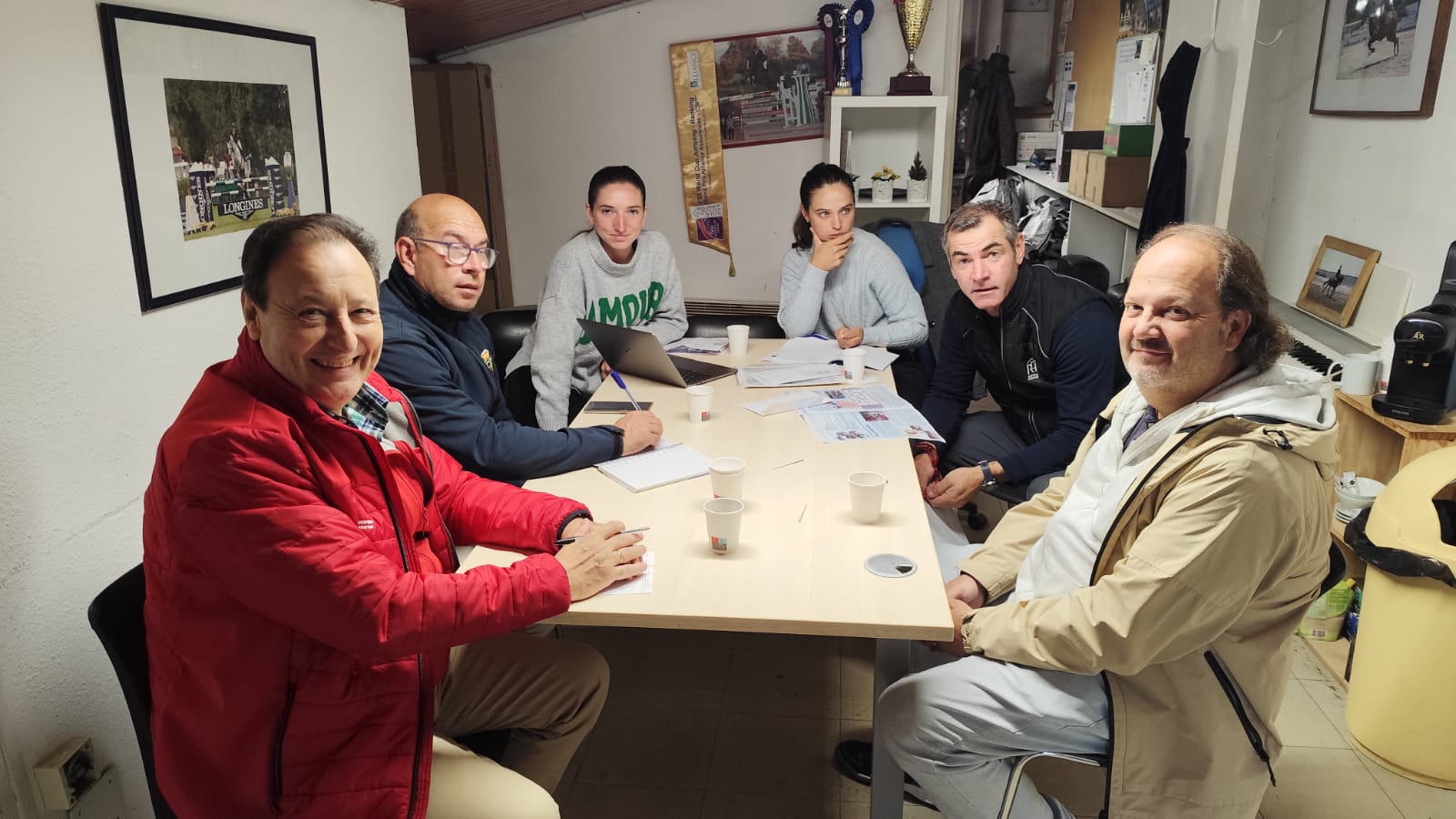 Los Presidentes de las Federaciones Hípicas de Aragón, La Rioja y Navarra retoman acuerdos transfronterizos en Biarritz