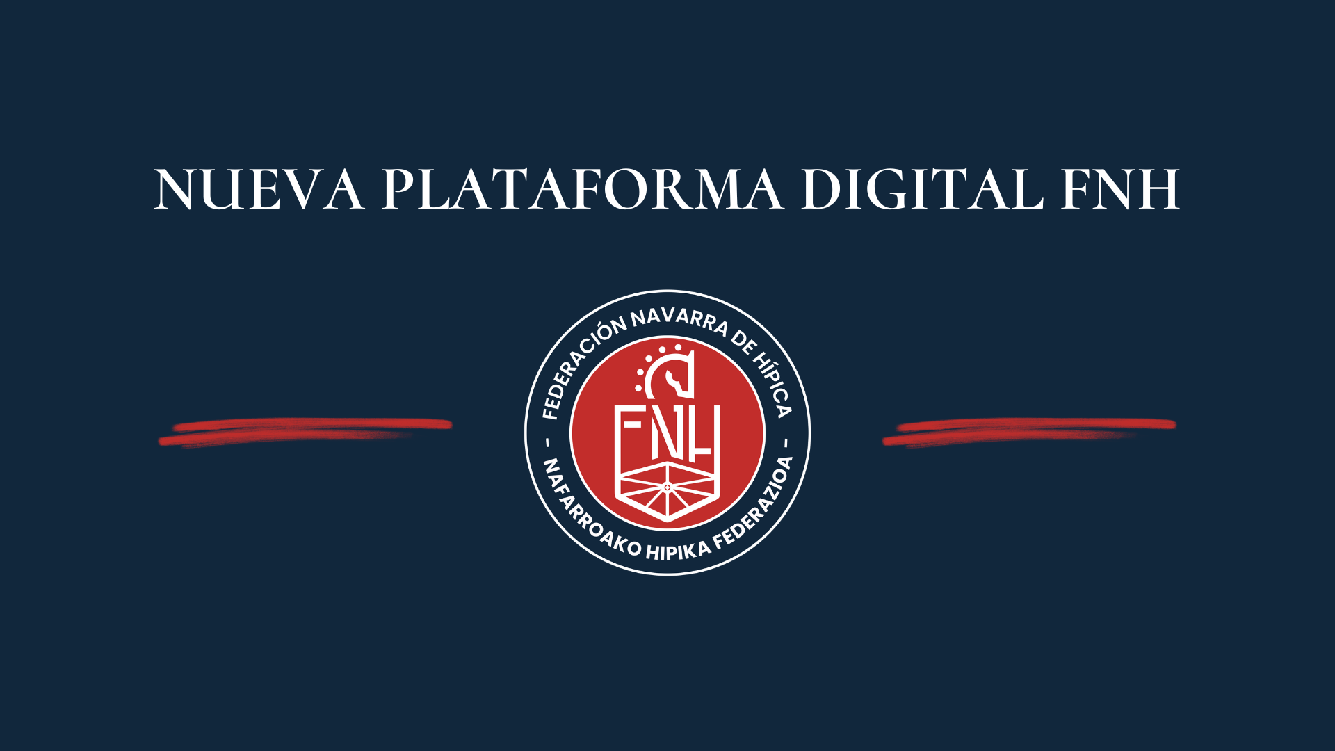 La Federación Navarra de Hípica presenta su nueva plataforma digital