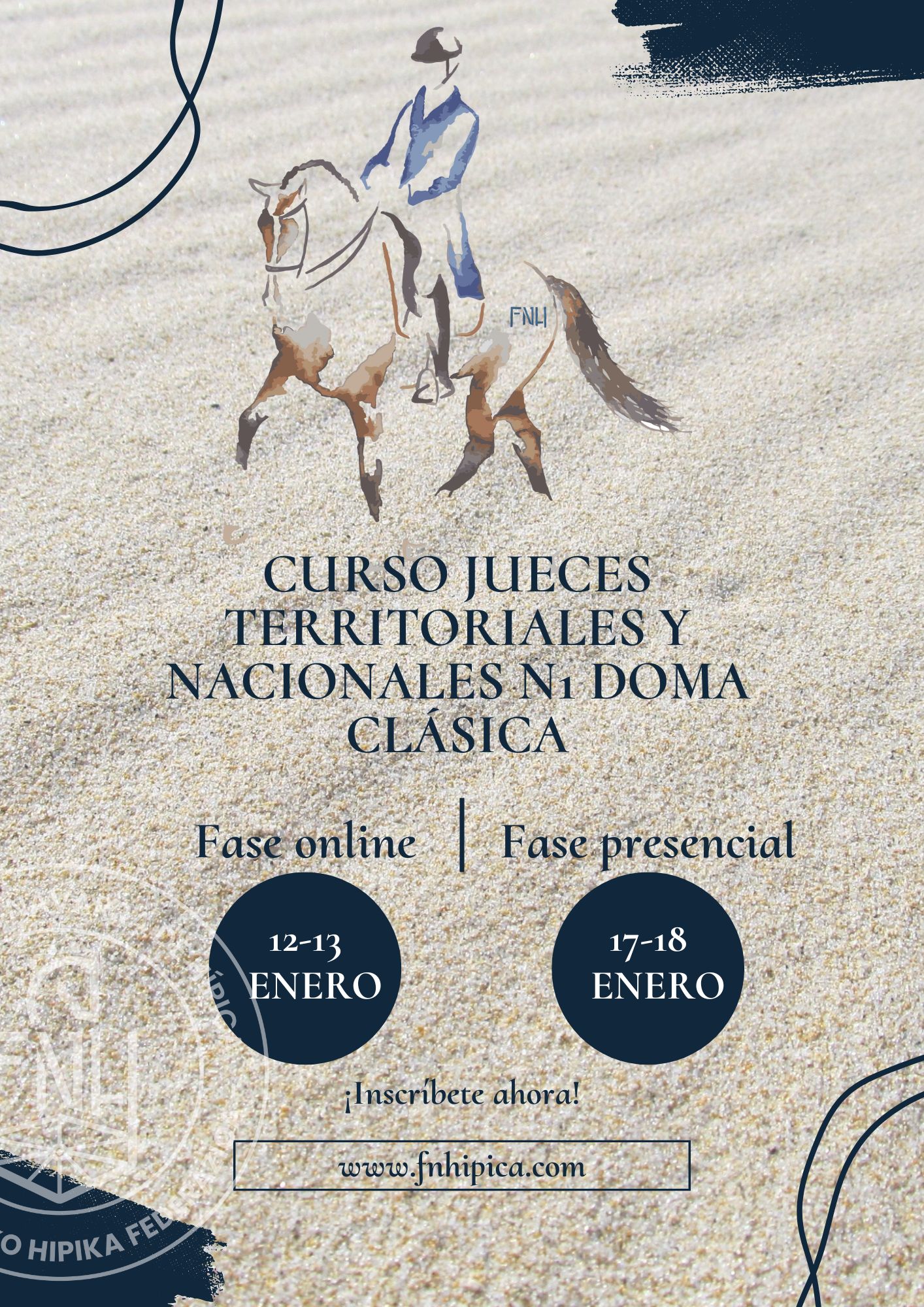La FNH abre las inscripciones para los Cursos 2026 de Jueces de Doma Clásica: Territorial y Nacional N1